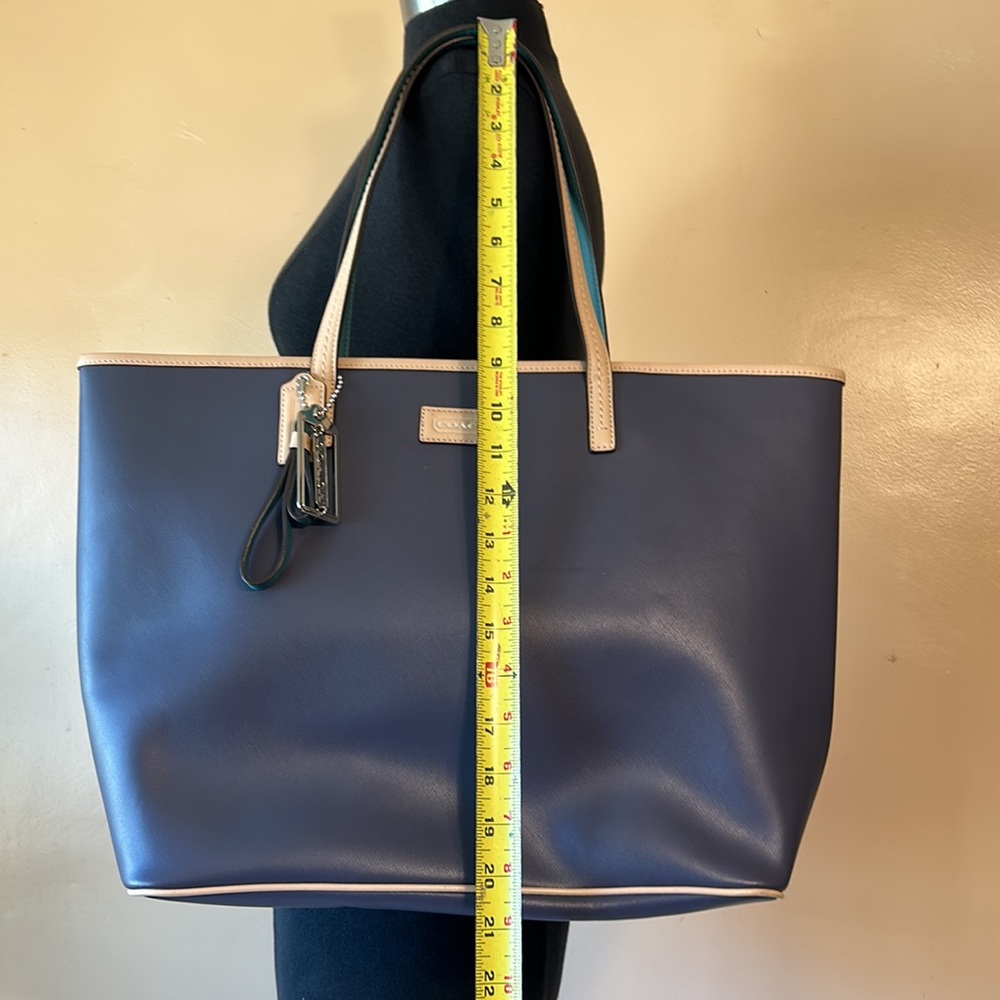 Coach Park Metro Large Leather Tote Bag - Picture 15 of 15